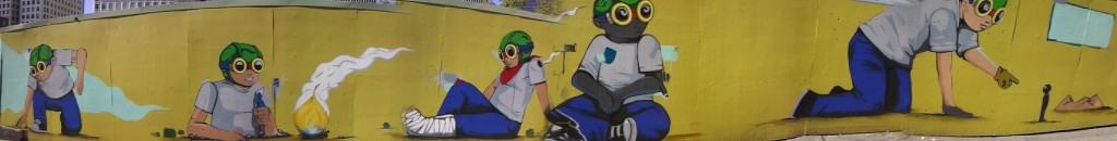 hebru video of Hebru Brantley Seattle Mural