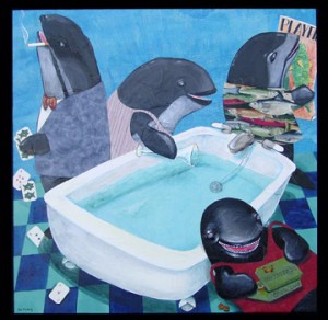 Four Immoral Porpoises & Bathtub Of Gin by Sue Clancy