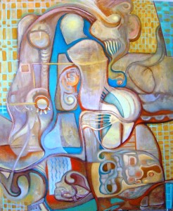 Artifacts 2 oil on canvas 120x100cm decembrie 2011