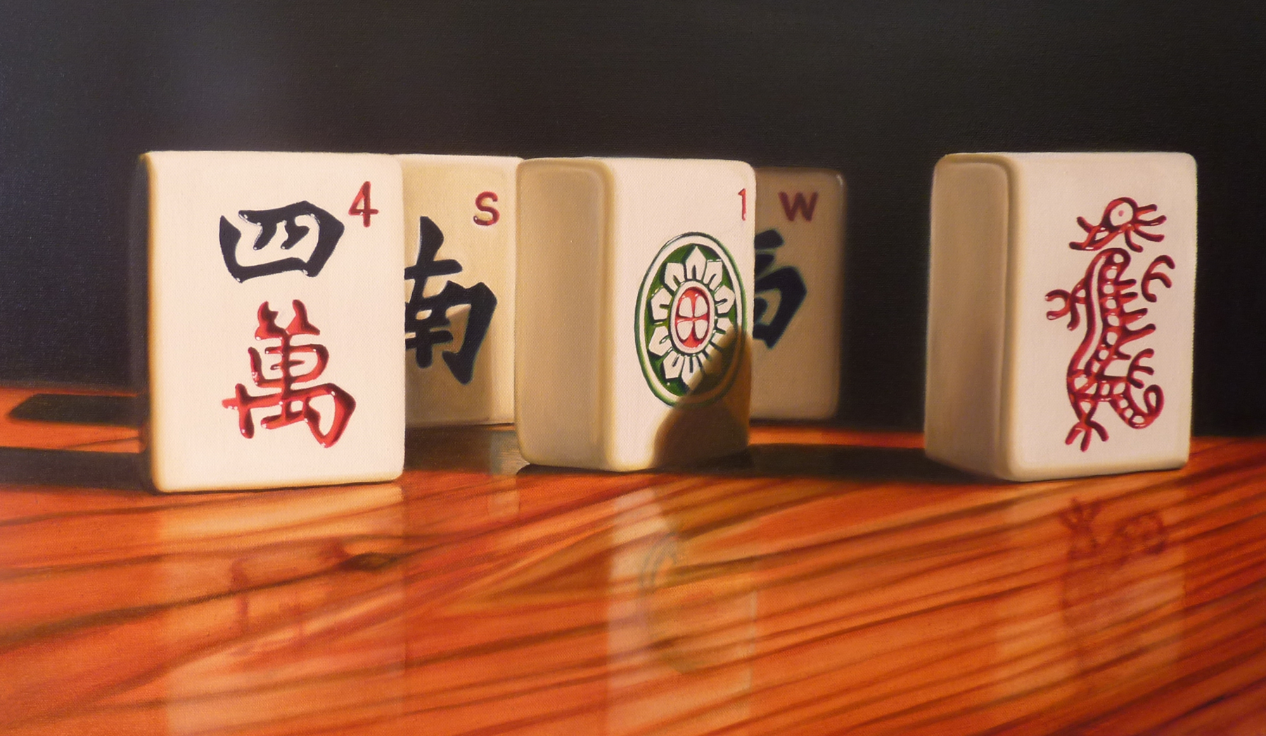 Mahjong Tiles 3 44 x 72cm